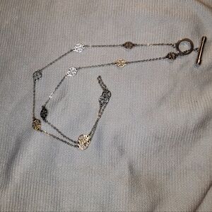 Tory Burch toggle necklace